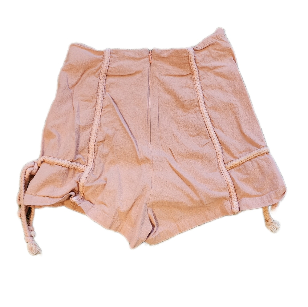 Pink Zipper Back Short - Picture 2 of 2